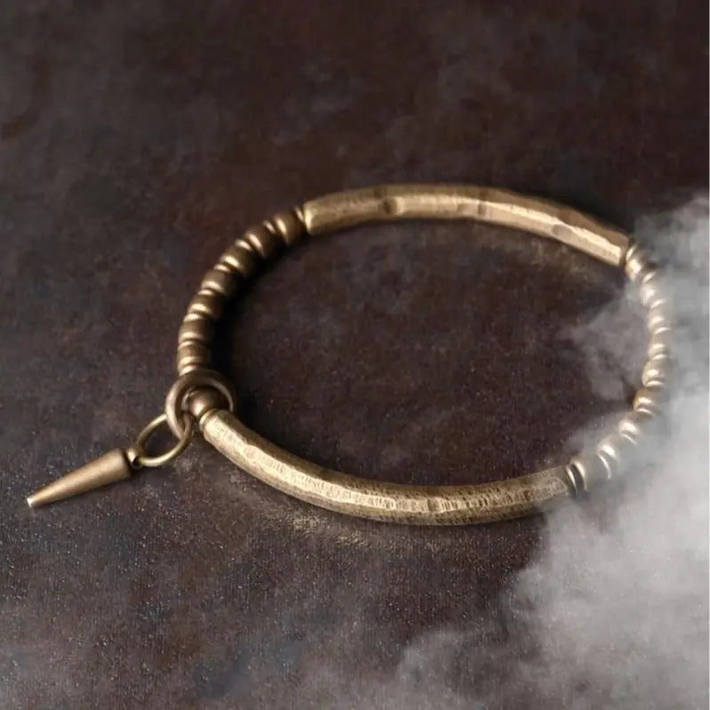 Radiance Hammered Copper Bracelet